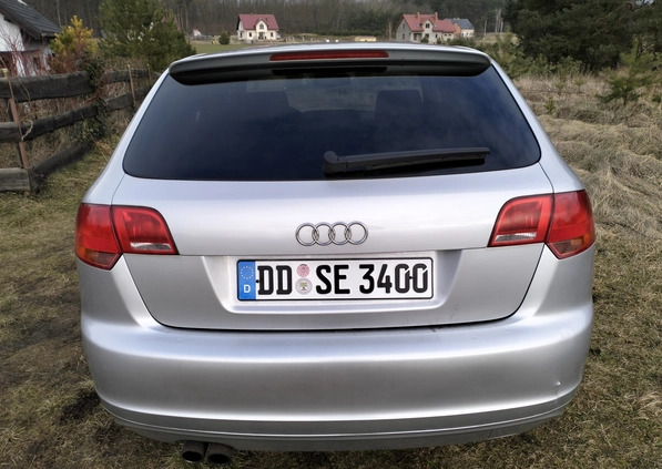 Audi A3 cena 16999 przebieg: 206700, rok produkcji 2007 z Chojnów małe 742